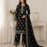Printed Suit With Lawn Dupatta