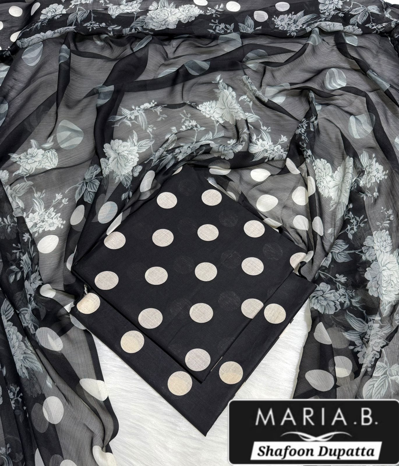IMG-20260513-WA0058 Polka Dot Suit with Chiffon Dupatta - Image 1