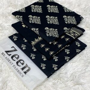 Black Suit Lown Dupatta
