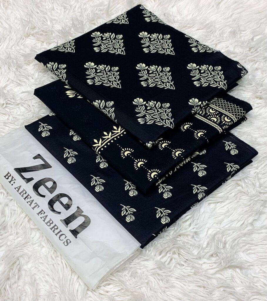 Black Suit Lown Dupatta