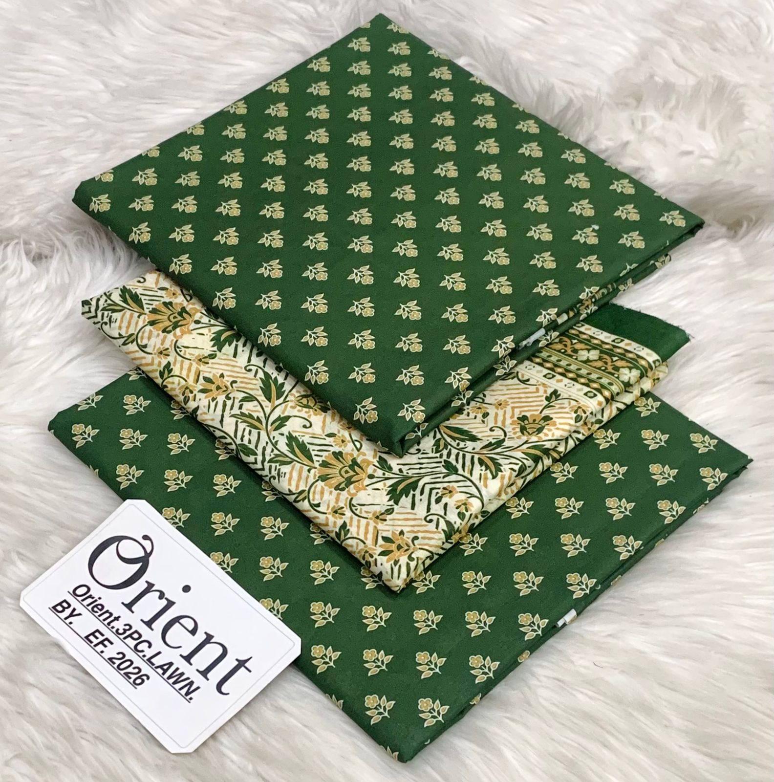 Emerald Green Printed Lawn Suit